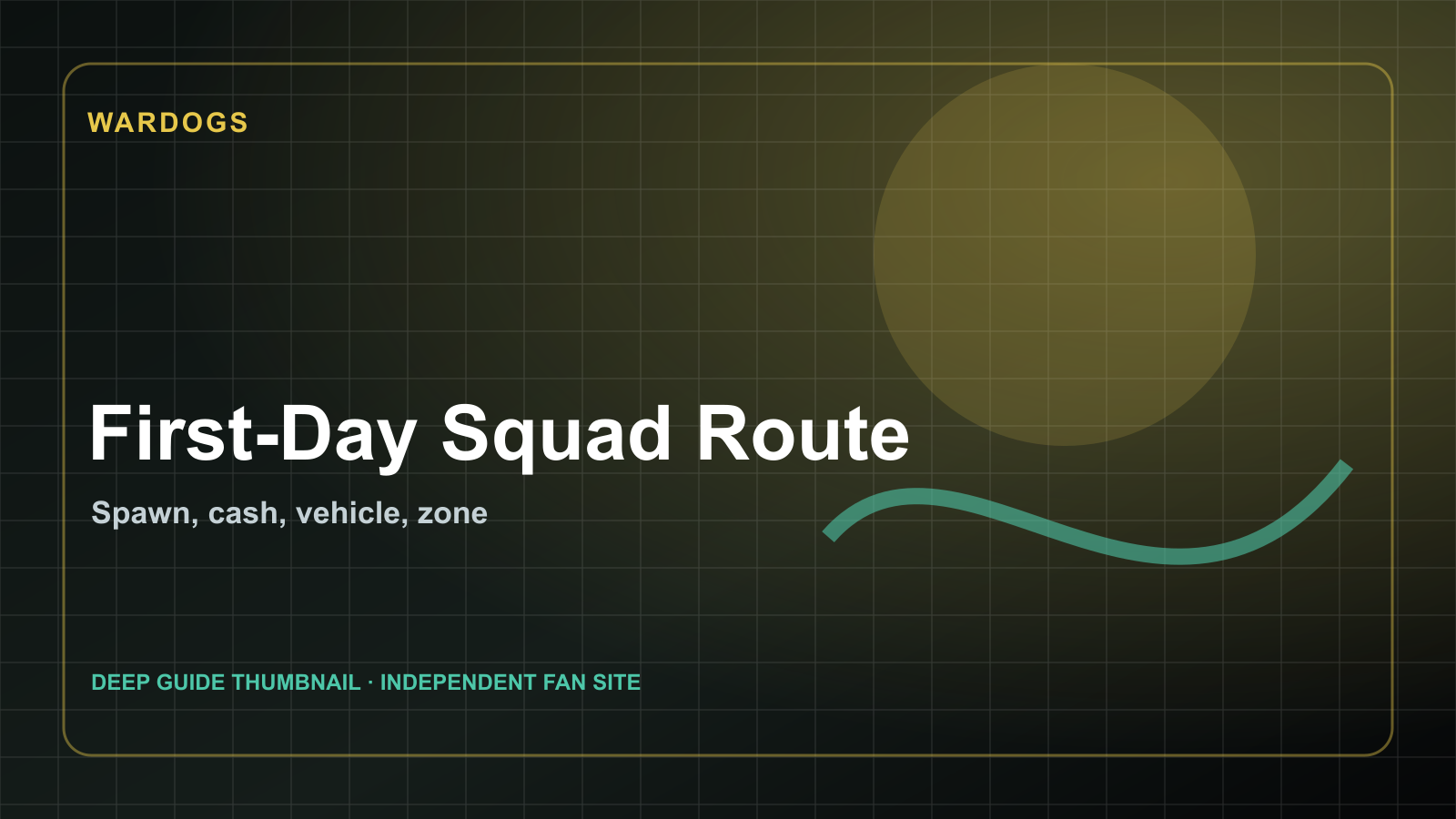 WARDOGS First-Day Squad Route official WARDOGS footage still